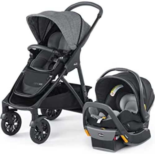 Chicco Corso Primo ClearTex Travel System - Aspen | Black