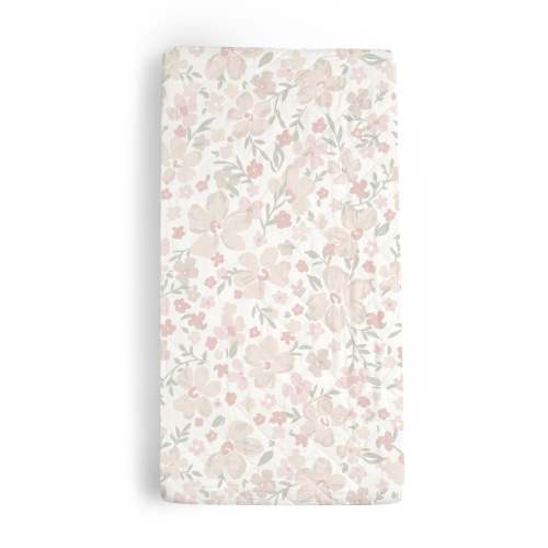 Organic Changing Pad Cover - Blossom