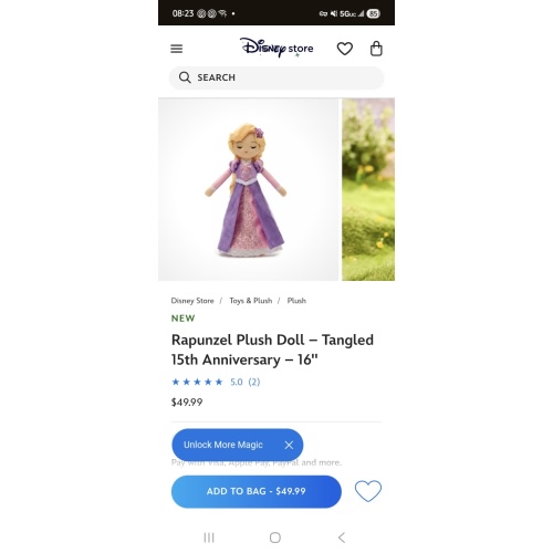 Rapunzel Plush Doll – Tangled 15th Anniversary – 16'' | Disney Store
