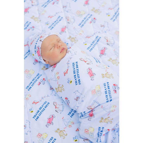 Thank Heaven for Little Boys- Swaddle