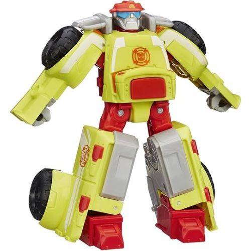 Transformers Hasbro Playskool Heroes Rescue Bots Heatwave The Fire-Bot Action Figure, Ages 3-7 (Amazon Exclusive)