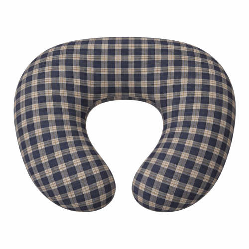 Blue Plaid Ruffle Nursing Pillow Cover | Little Mae & Co – EasyTot