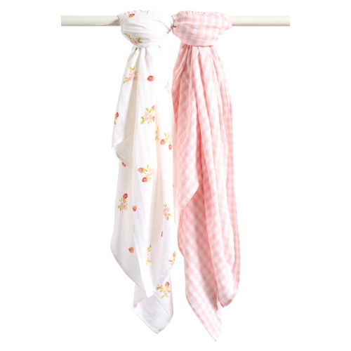 2-Pack Assorted Muslin Swaddles