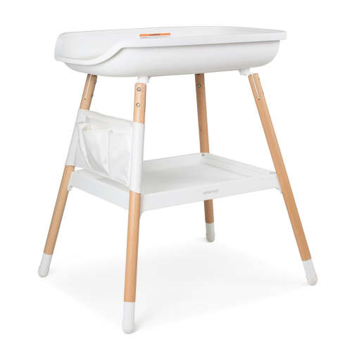 Beberoad D1 Baby Changing Table with Changing Pad | Adjustable Height | with Nursery Organizer and Storage Rack