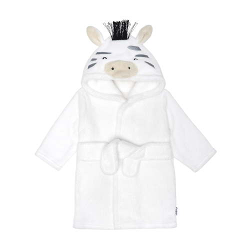 Gerber Baby Neutral Robe, Grey Zebra