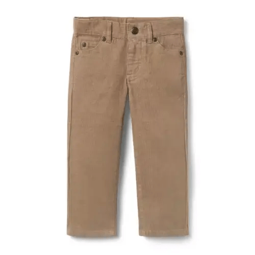 Boy Dusty Clay Brown The Corduroy Pant by Janie and Jack