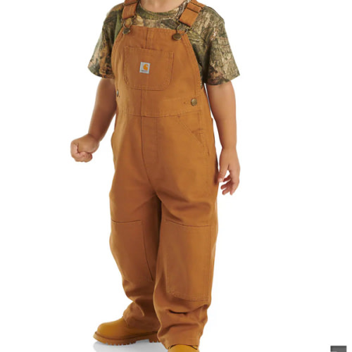 Kids' Canvas Bib Overall (Baby/Toddler) | Leigh-Kathryn Bonner’s Holiday Gift Guide (@beedowntown) | Carhartt