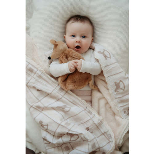 The Rocking Horse Fur Lined Cot Blanket – Pop Ya Tot