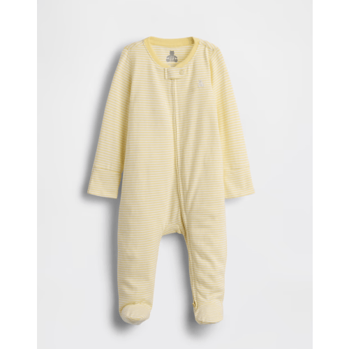 Baby Organic Cotton Footed Zip One-Piece