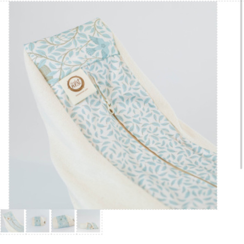 Organic Nesting Pillow Slipcover / Mama Bird - Blessed Nest