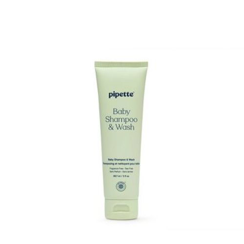 Pipette Baby Shampoo + Wash Fragrance Free - 3oz: Gel, All Hair Types, Baby 2-In-1 Body Wash