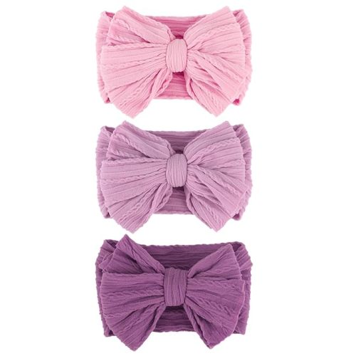 AQOKKA Baby Bows Headbands Nylon Baby Girl Headbands Soft Handmade Hairbands Toddler Hair Accessories for Girls Baby Newborn Infant Kids