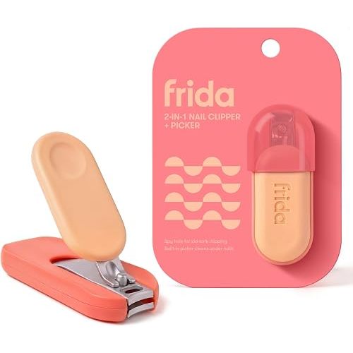 Frida for Kids Nail Clipper for Kids, Safety Nail Clipper + Picker, 1 Ct