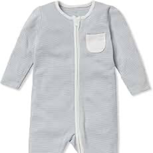 Clever Zip Sleepsuit grey