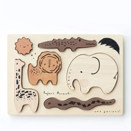 Safari Animals Wooden Tray Puzzle