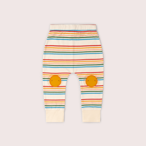 Sun Rays Knee Patch Striped Joggers – Little Green Radicals