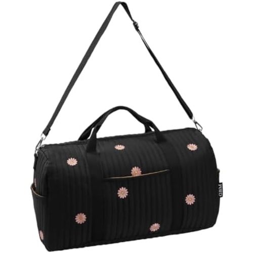 Travel Duffle Bag for Women - Large Weekender Tote with Wet Pocket
