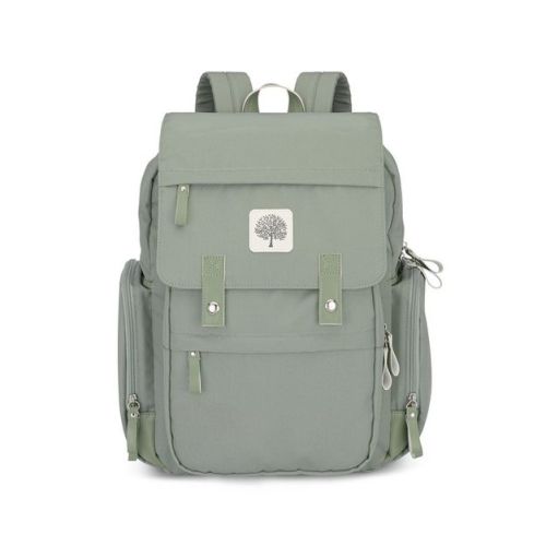 Parker Baby Co. Large Diaper Backpack Birch Bag - Sage