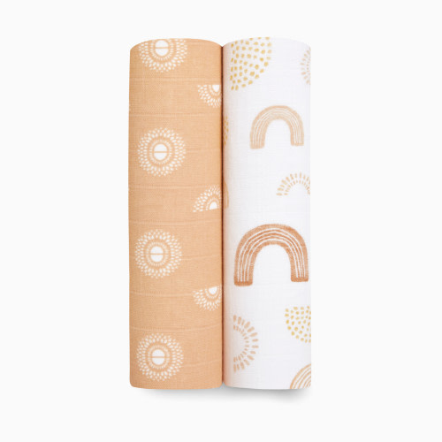 Classic Cotton Muslin Swaddles (2 Pack) - Keep Rising