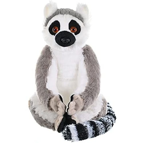 WILD REPUBLIC Ring Tailed Lemur Plush, Stuffed Animal, Plush Toy, Gifts for Kids, Cuddlekins 12 Inches