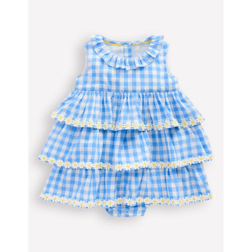 Ruffle Woven Romper