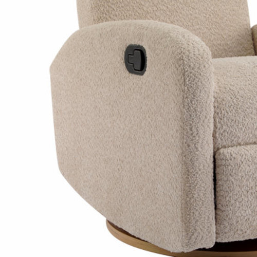 Ebern Designs 360 Swivel And Glider Recliner Chair - Black | Wayfair