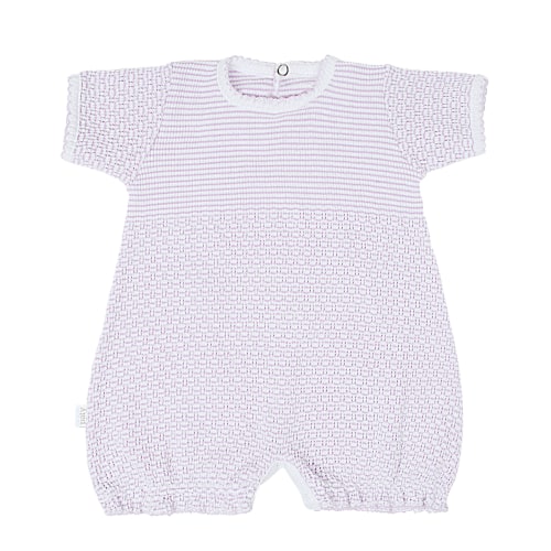 Paty Knit Solid Color Ruffle Hem Bubble - PatyInc