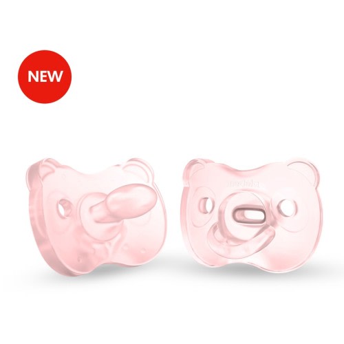 Medela Baby Soft Silicone Soother 6-18 months 2 Pack - Pink | BIG W
