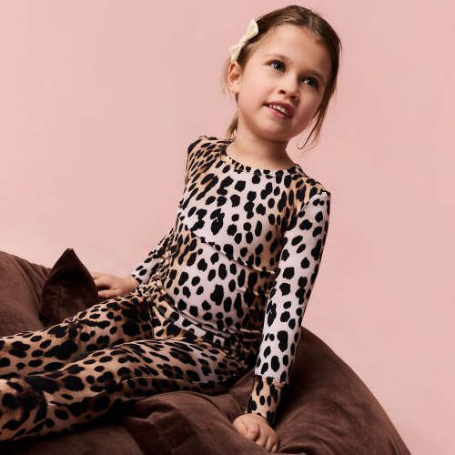 Loretta Leopard Classic Pajama Set