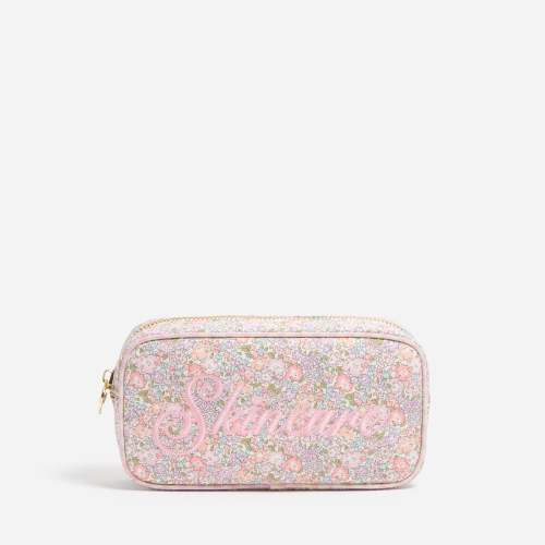 Small Pouch Made with Liberty Fabric with Embroidery | Stoney Clover Lane