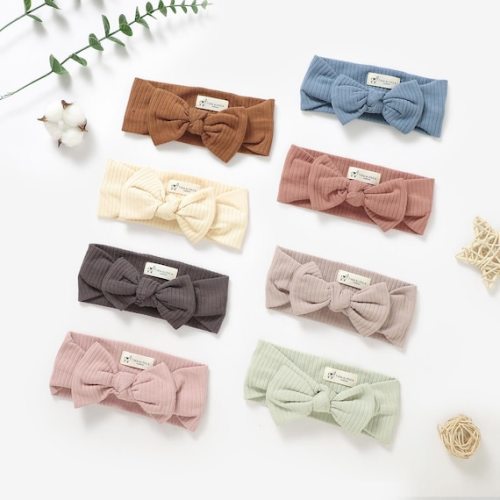 Organic Cotton Baby Headband | Gender Neutral Ribbed Headband 0-6 Months | Baby Shower Gift | Newborn Accessories | 1 Piece - Etsy