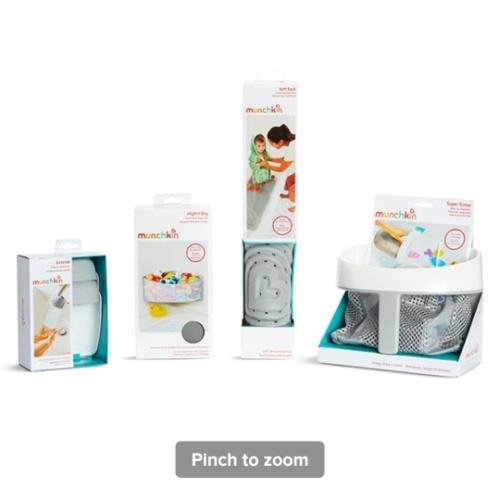 Modern Gray Baby Bath Bundle | Munchkin