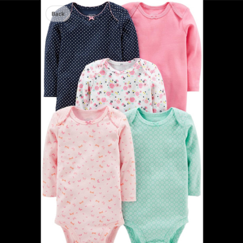 Simple Joys by Carter's baby-girls 5-pack Long-sleeve Bodysuit