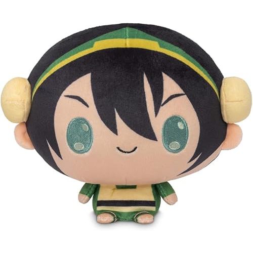 TeeTurtle Cloudheads Toph Plush - 5-Inch Official Avatar The Last Airbender Stuffed Animal with Embroidered Details - Soft Cuddly Plush Toys for Kids, Teens, and Adults