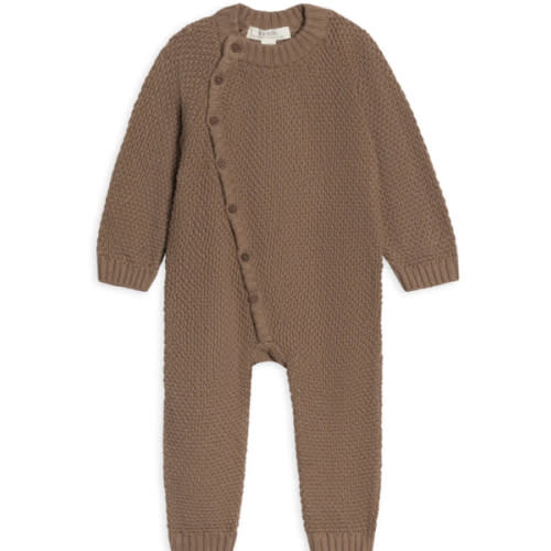 Casey Seed Stitch Sweater Knit Kimono Romper