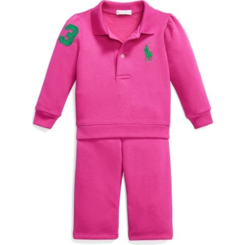 Embroidered Magic Fleece Sweatshirt & Sweatpants Set, 3M