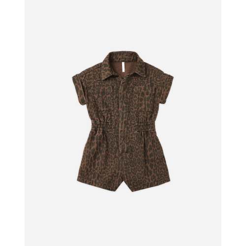 Utility Romper || Leopard – Rylee + Cru