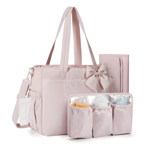 Mommy Diaper Bag With Stroller Organizer Set – Diaper Reusable
