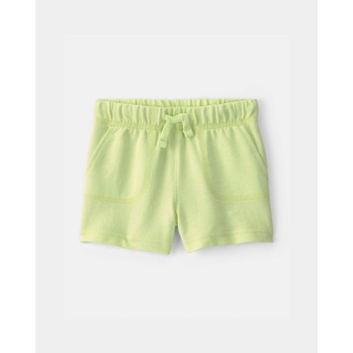 Baby Boy French Terry Shorts - Green | Carter's