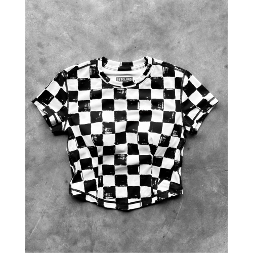 Women's Cropped Active Tee in Vintage Venice