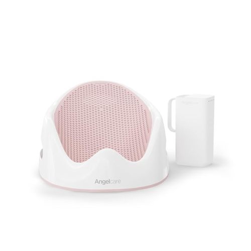 Angelcare Soft-Touch Baby Bath Support & Rinser Bundle, Pink