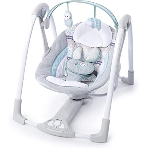 Portable Baby Swing with Music, & Nature Sounds, 0-9 Months