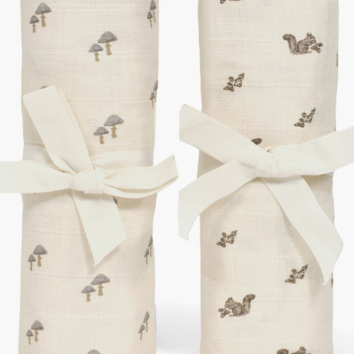 Assorted 2-Pack Organic Cotton Jersey Swaddle Blankets