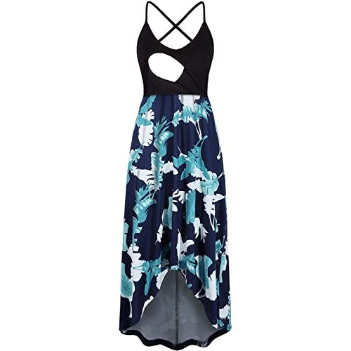 BAIKEA Women's Breastfeeding Floral Sundress Maternity Nursing Cami Dresses