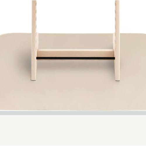 mushie Baby Splat Mat (Fog) | Water Resistant for Under High Chair and Infant Play 42.5x42.5 inch