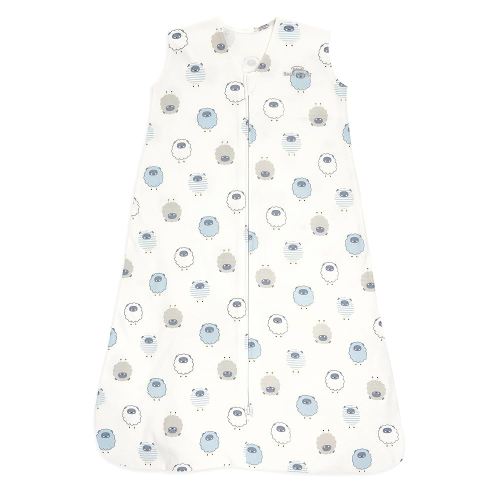HALO SleepSack, 100% Cotton Wearable Blanket, Swaddle Transition Sleeping Bag, TOG 0.5, Sleepy Sheep, Small, 0-6 Months