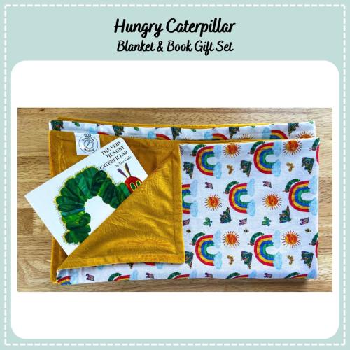 Baby Blanket Hungry Caterpillar Blanket Library Baby Shower Gift Set Book