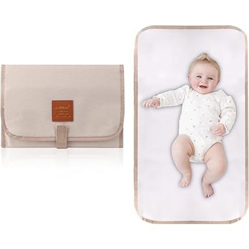 Portable Changing Pad Diaper Changing Pad for Baby Waterproof Foldable Nappy Change Mat Wipe Clean Diaper Pad Home Outside