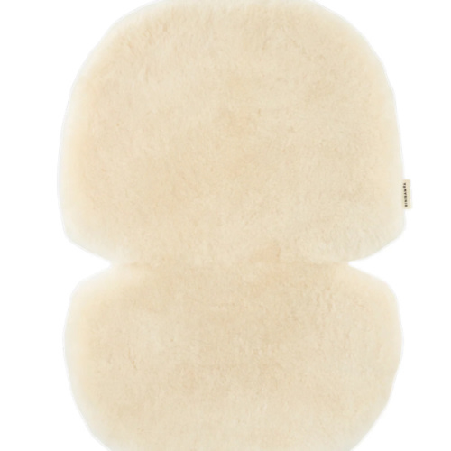 BINIBAMBA Milk Sheepskin Buggy Liner for Prams