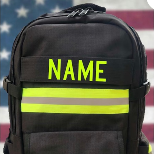 Diaper Bag (Black with Hitchcock personalization)